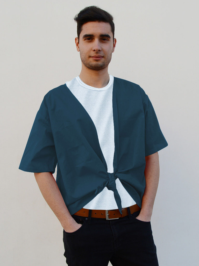 Camisa de fiestas en algodón para hombre